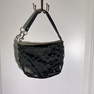 Black Coach clutch